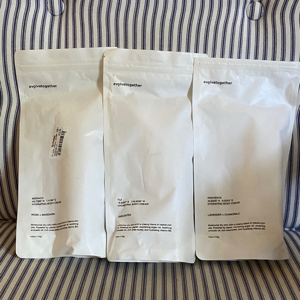 NWT Evolvetogether Body Cream Set